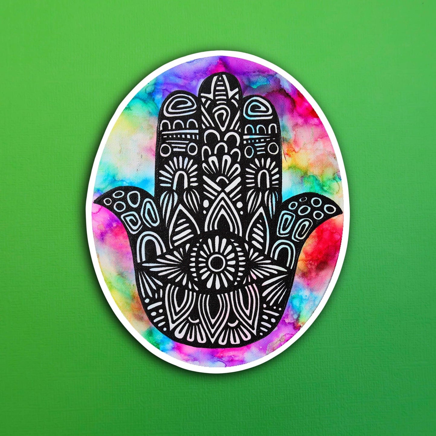 Ink Hasma Hand Waterproof Sticker