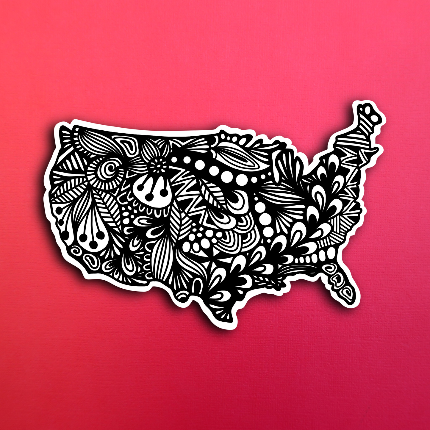 USA Waterproof Sticker