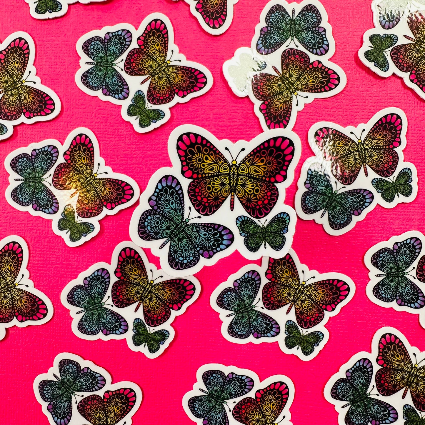 Mini Butterfly Garden Waterproof Sticker