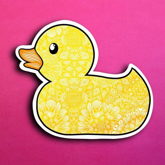 Duck Waterproof Sticker