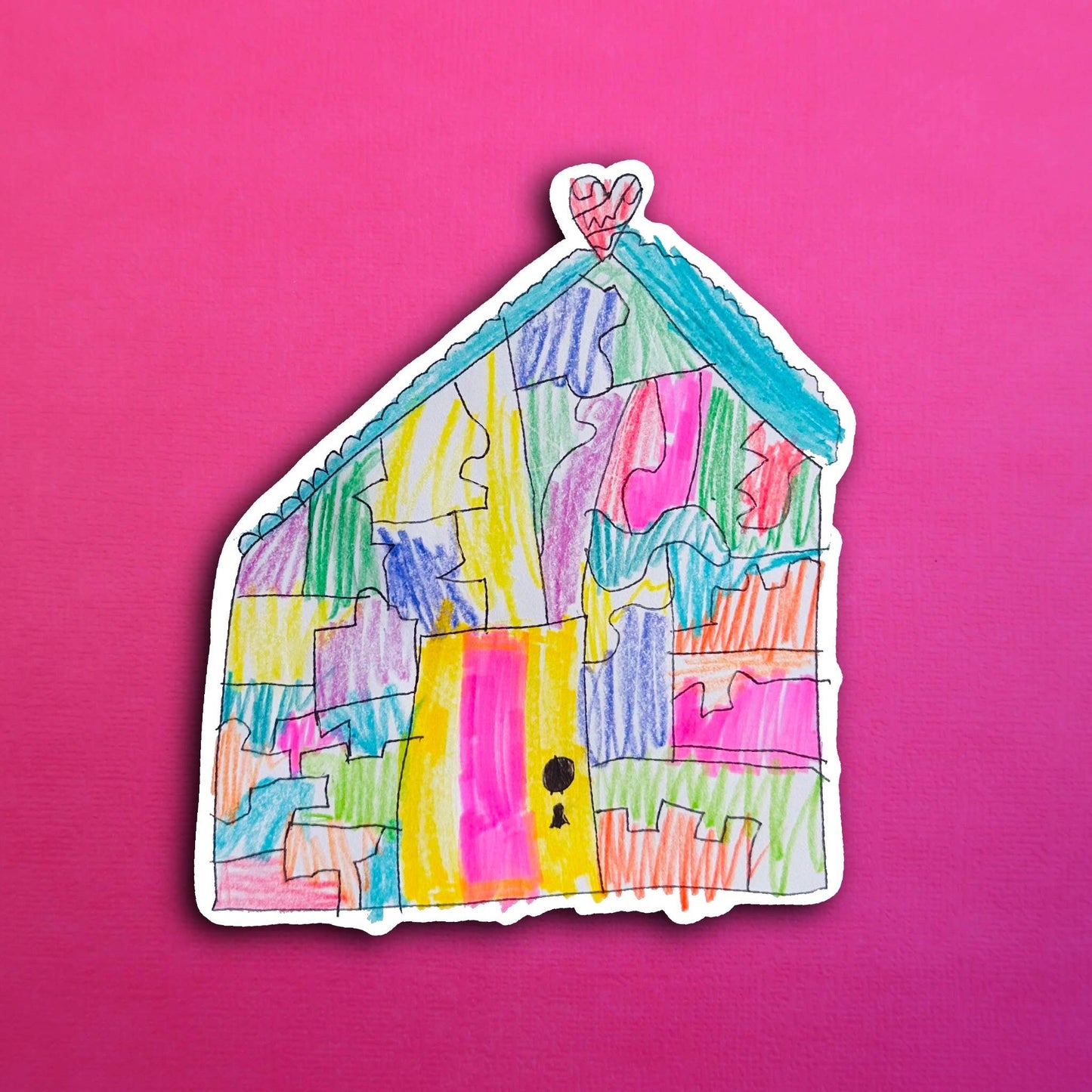 Pari's Puzzle House Waterproof Sticker