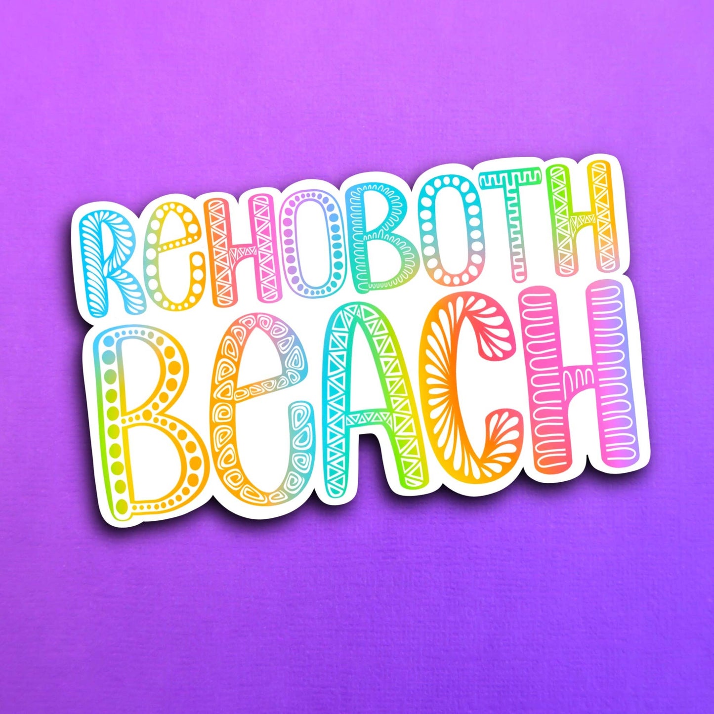 Rehoboth Beach Waterproof Sticker