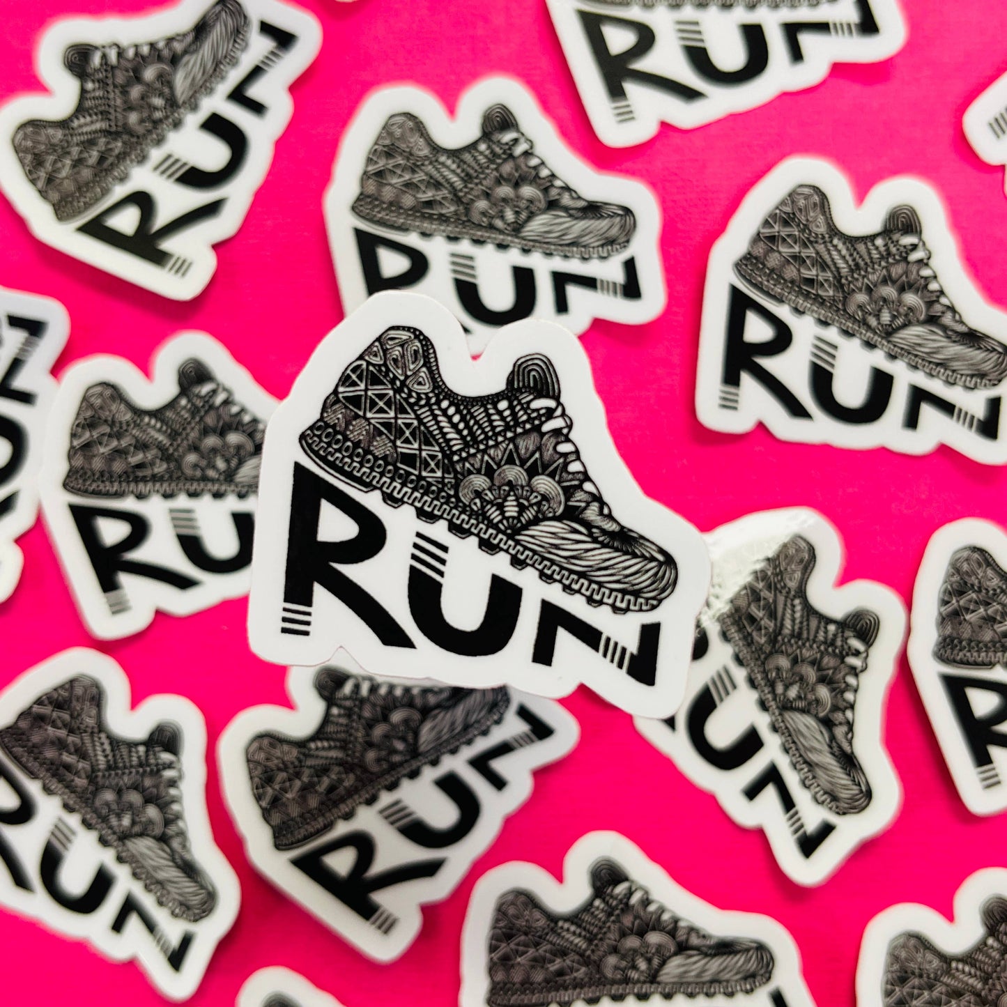 Mini Run Waterproof Sticker