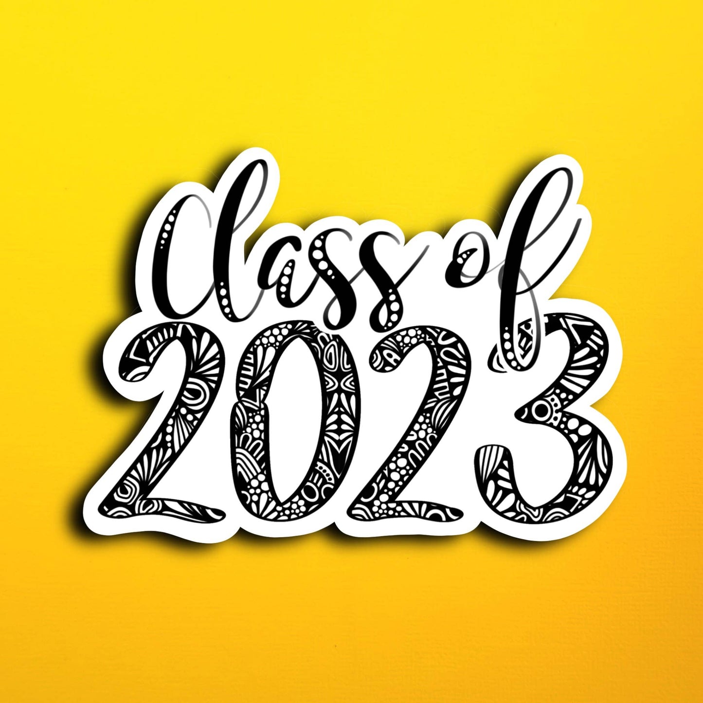 BW Class of 2023 Waterproof Sticker