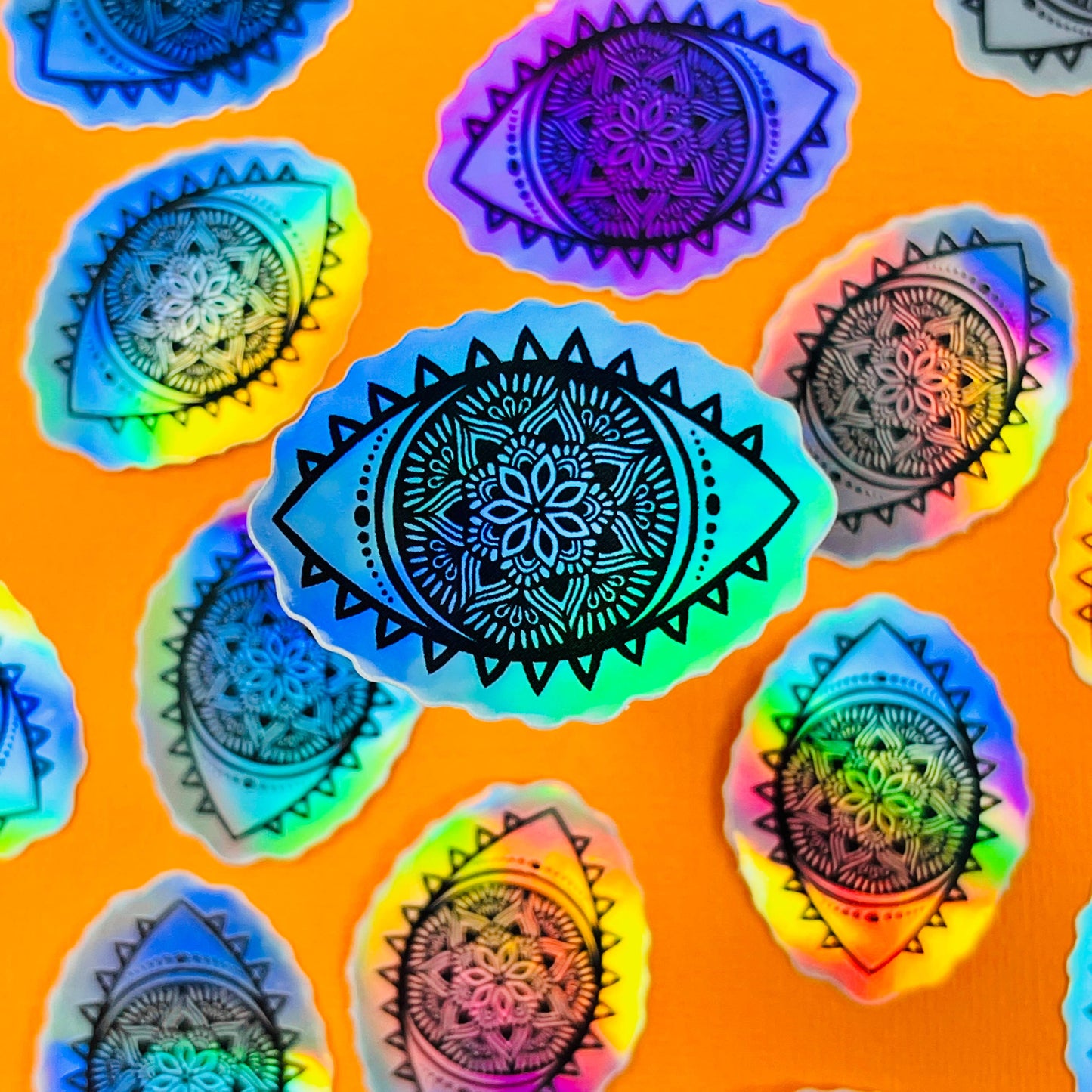 Mini Holo Eye Waterproof Sticker