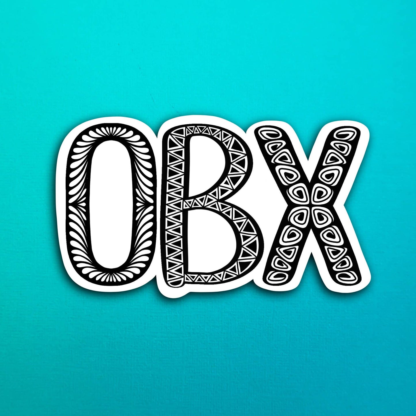 OBX Waterproof Sticker