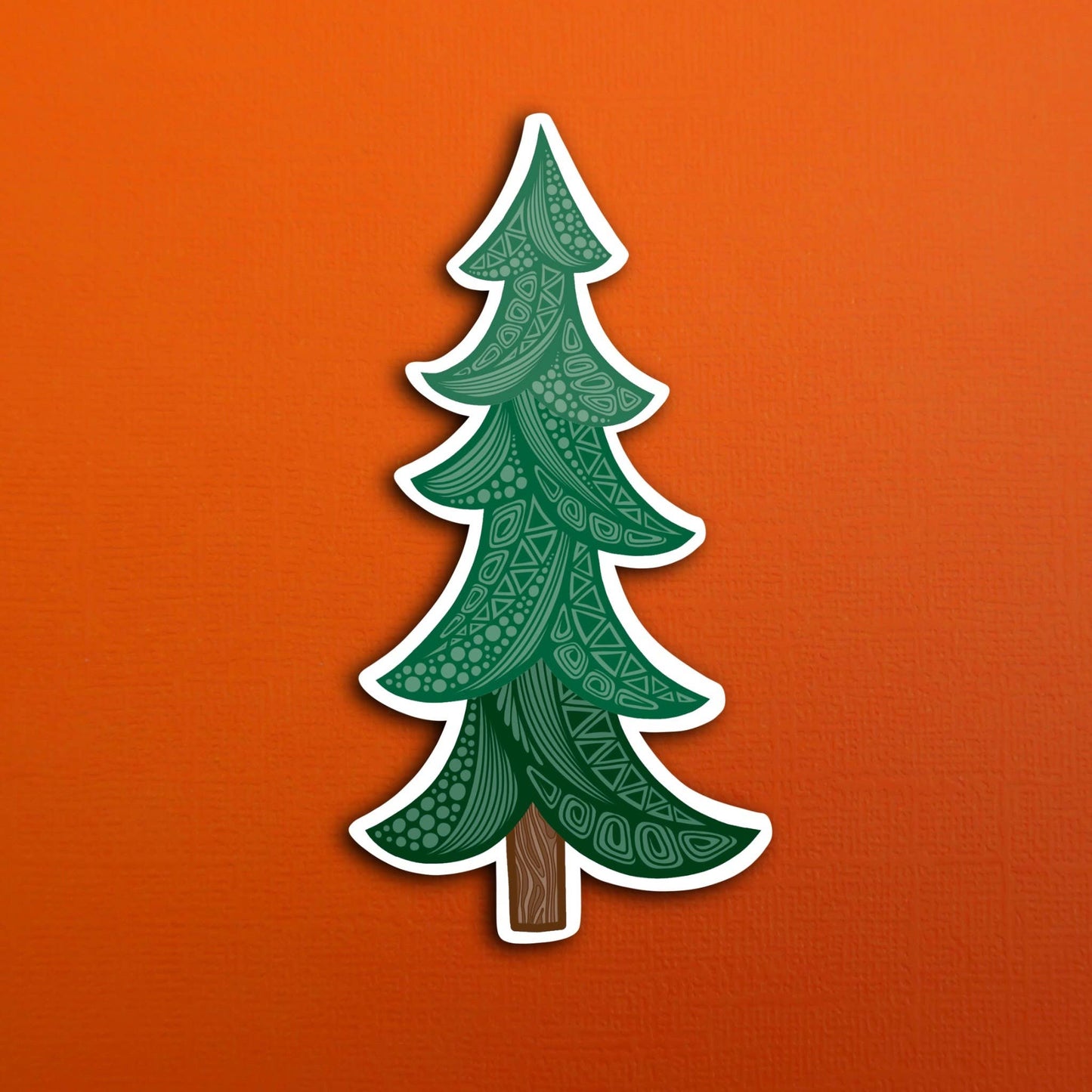 Skinny Tree Waterproof Sticker