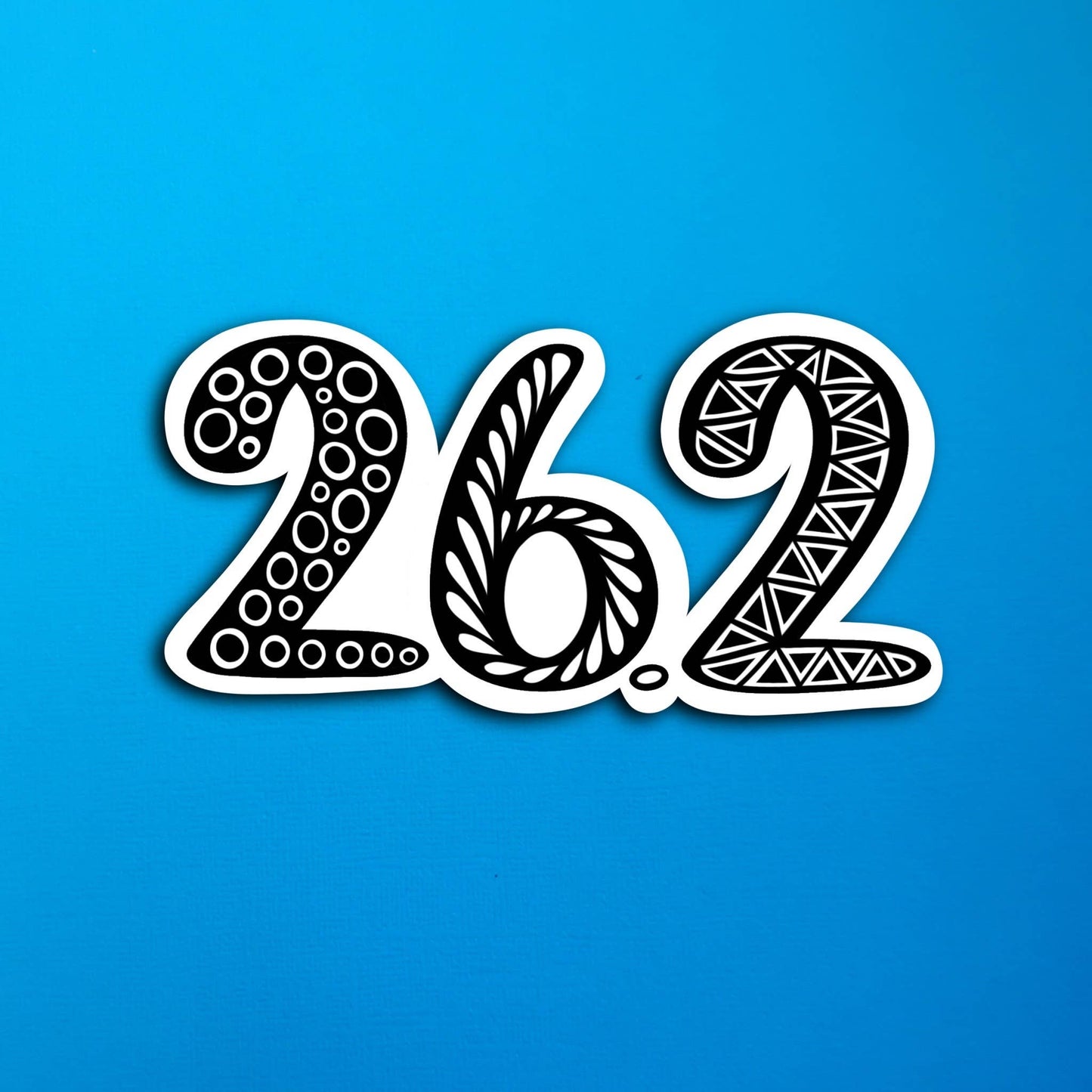 Marathon 26.2 Waterproof Sticker