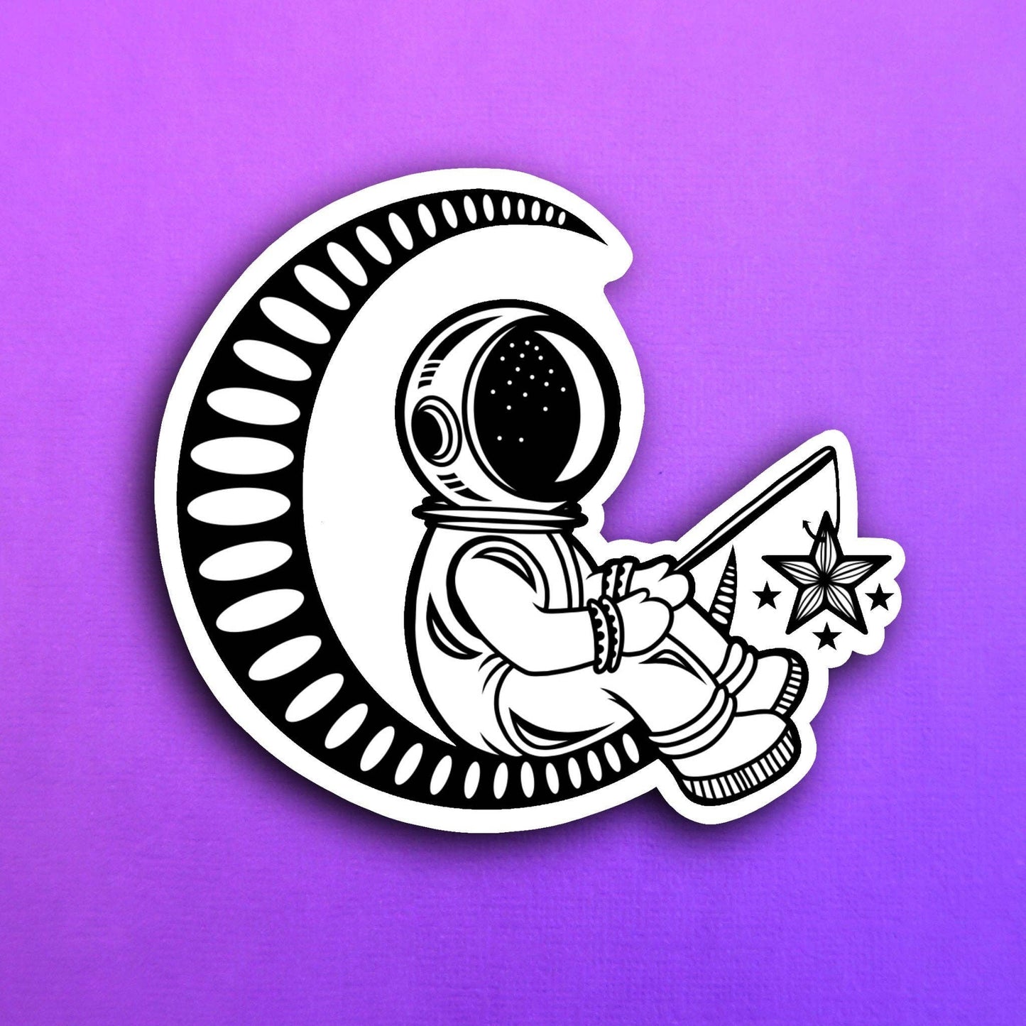 Astronaut Waterproof Sticker