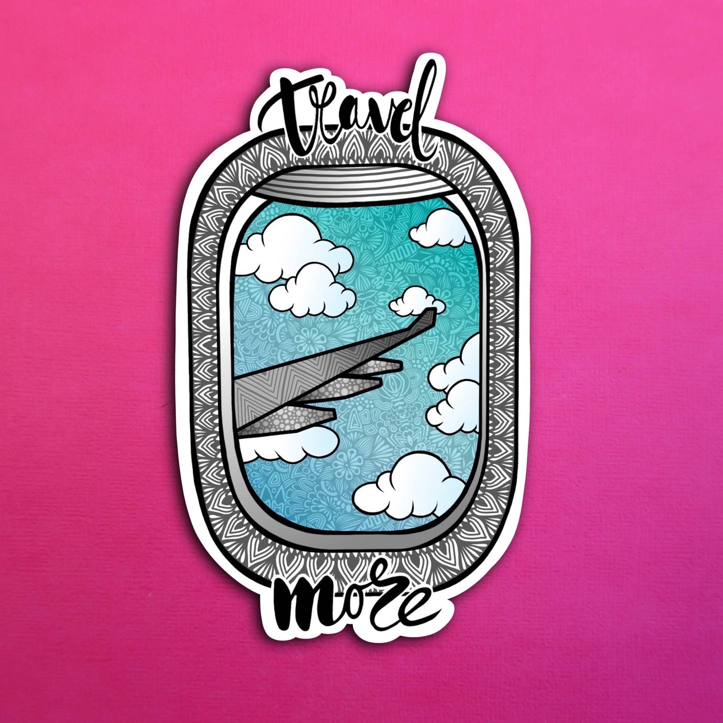 Travel More Waterproof Sticker