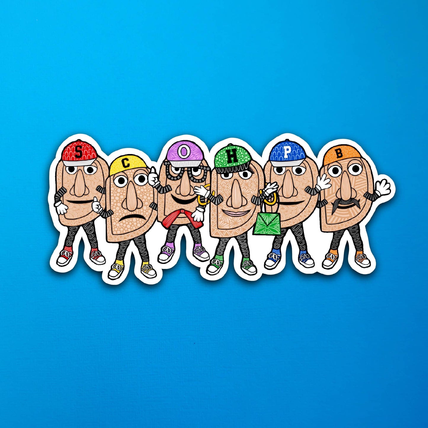 Pittsburgh Pierogies Waterproof Sticker