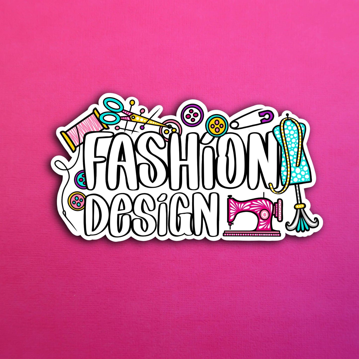 Fashion Design Waterproof Sticker