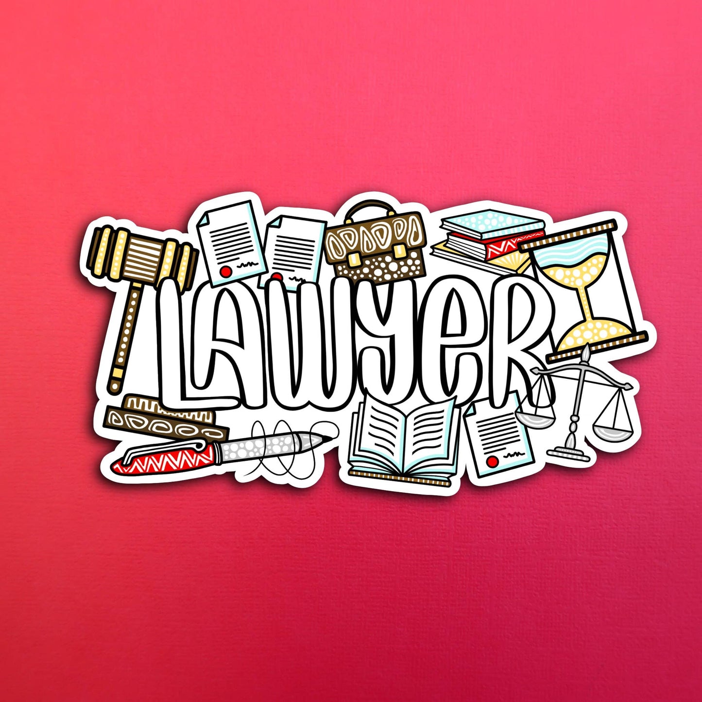Lawyer Waterproof Sticker