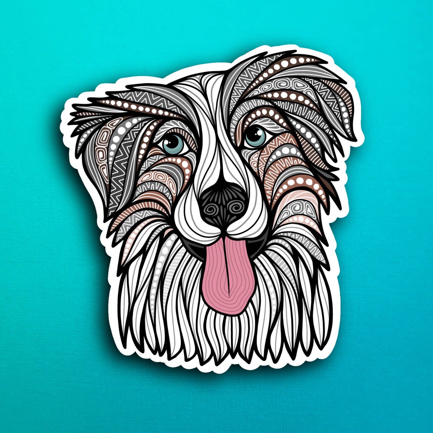 Australian Shepherd Waterproof Sticker