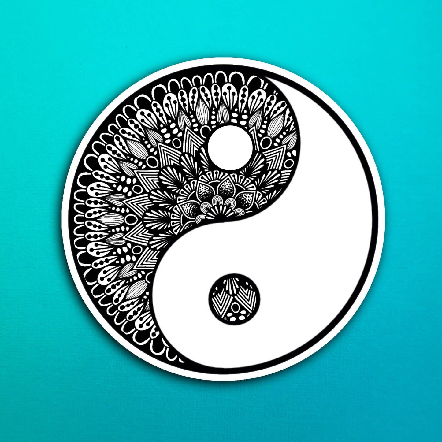 Yin Yang Waterproof Sticker