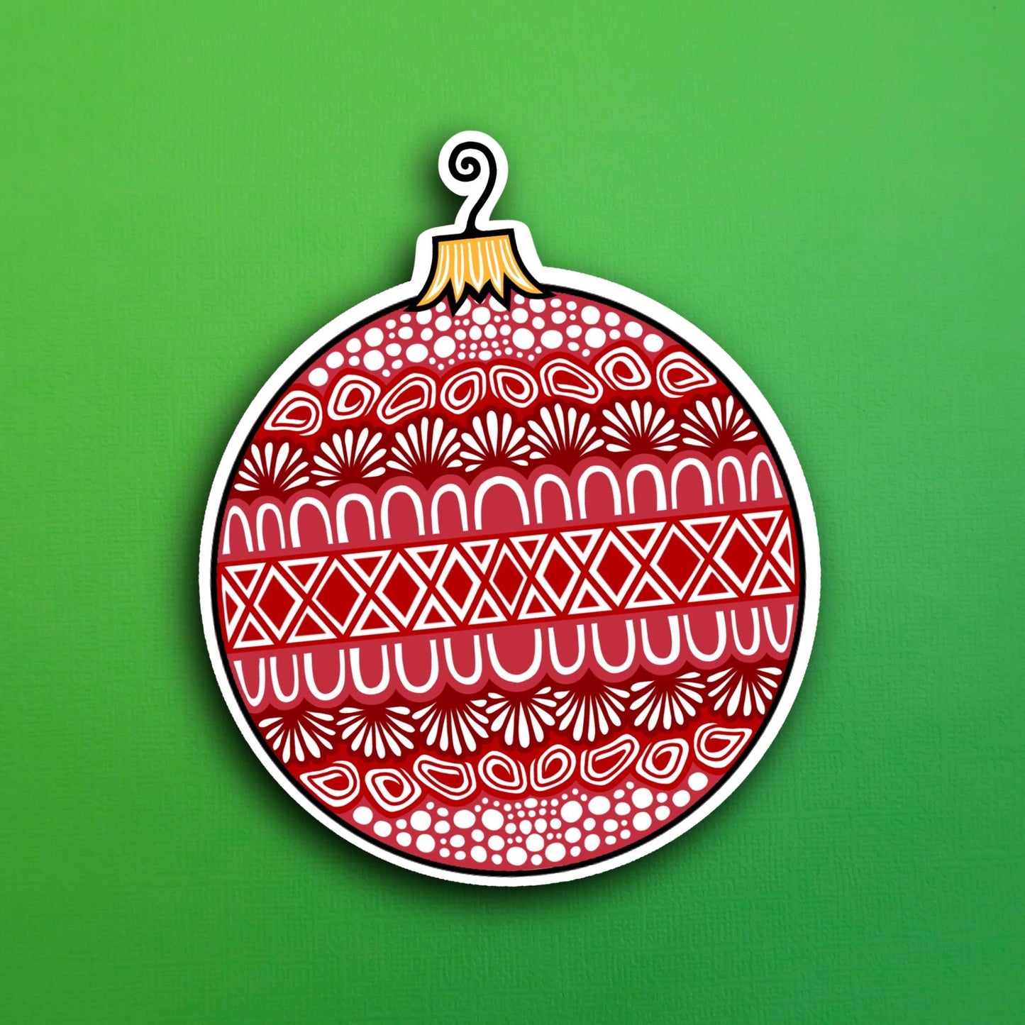 Ornament Waterproof Sticker