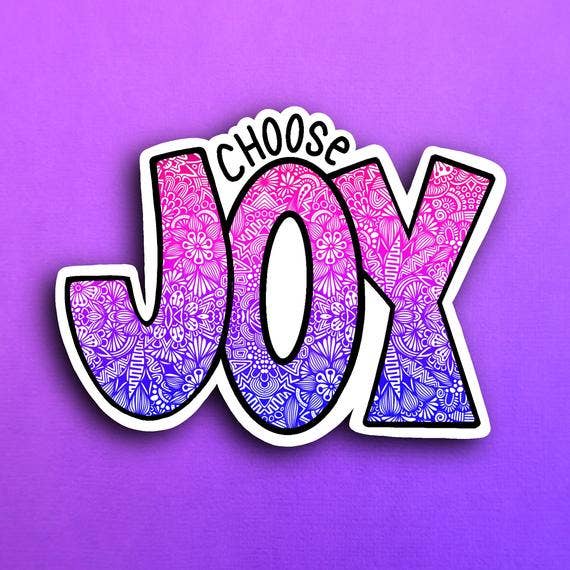 Joy Waterproof Sticker