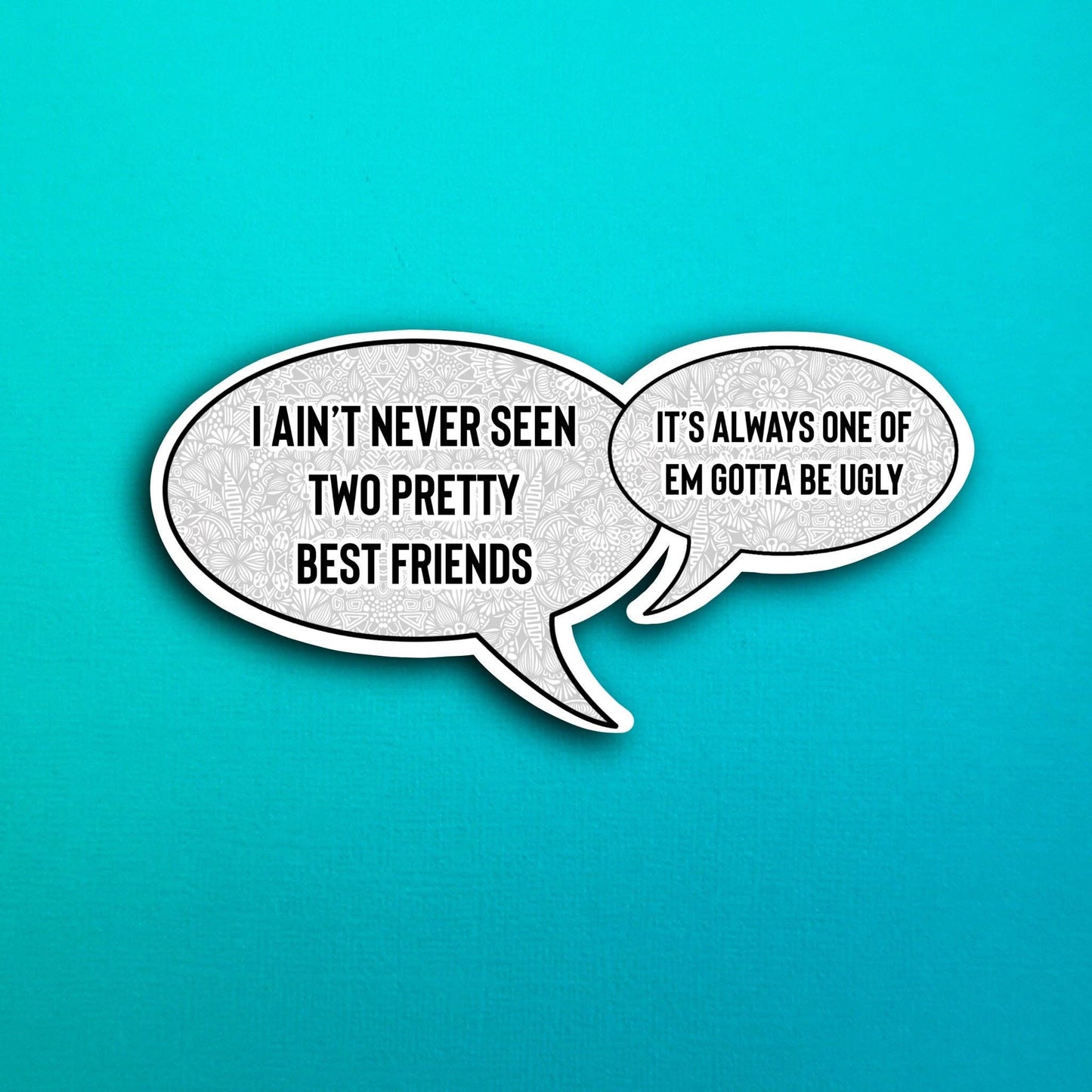 Ain’t Never Seen (Gray) Waterproof Sticker