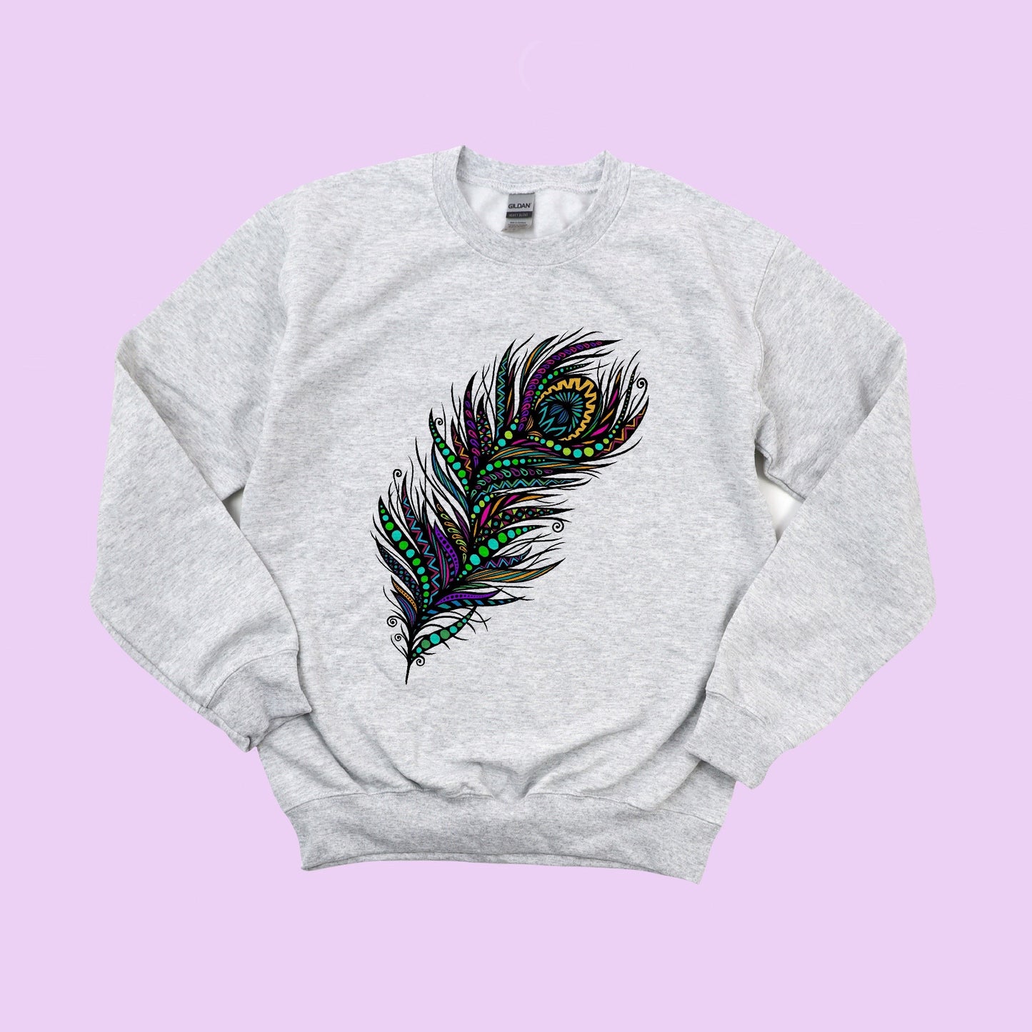 Peacock Feather Crewneck!