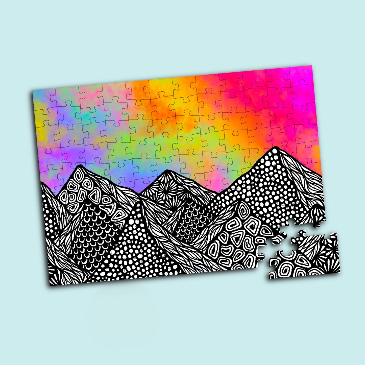 Rainbow Mountain Puzzle