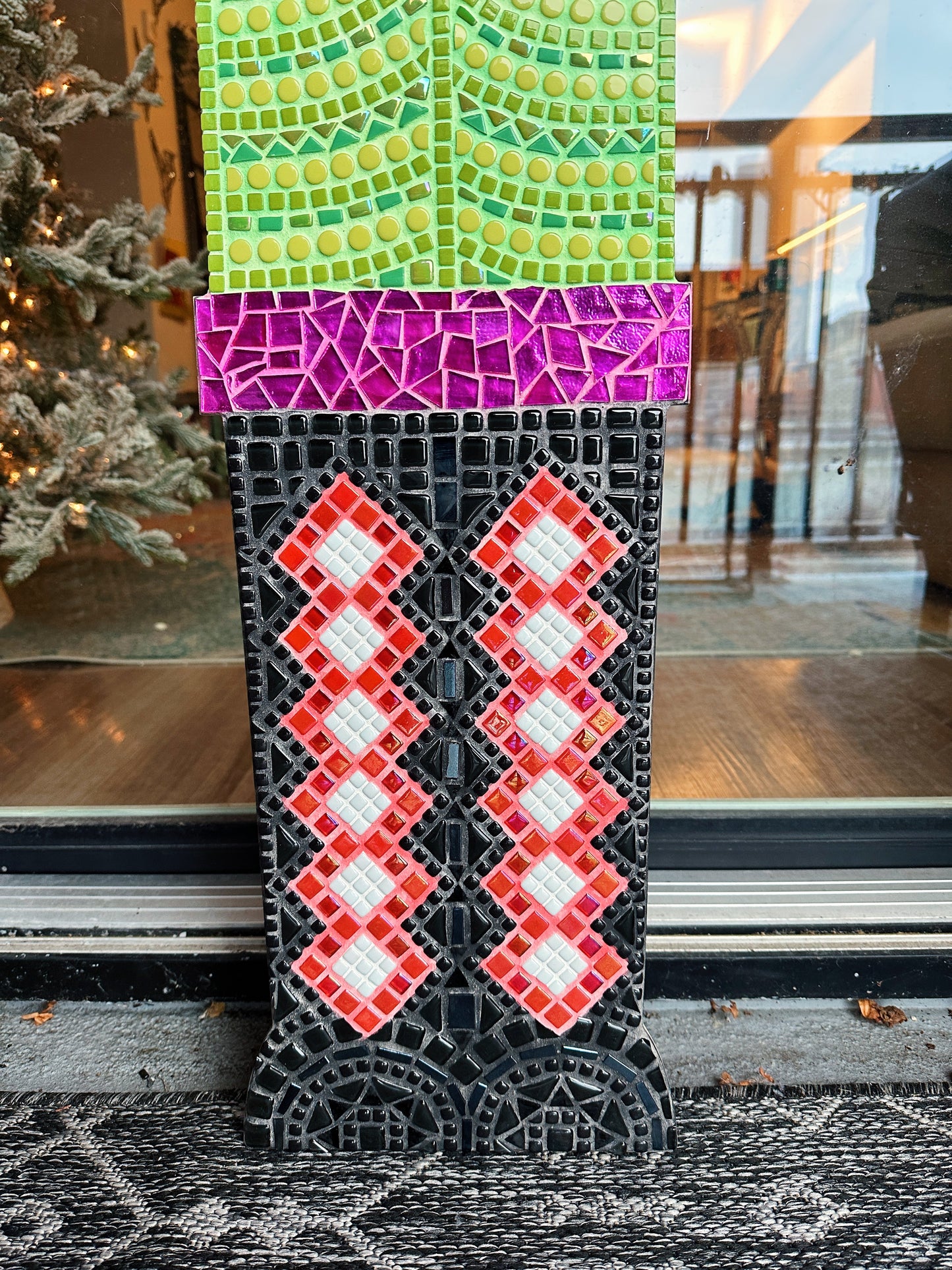 Downloadable Nutcracker Mosaic Coloring Page