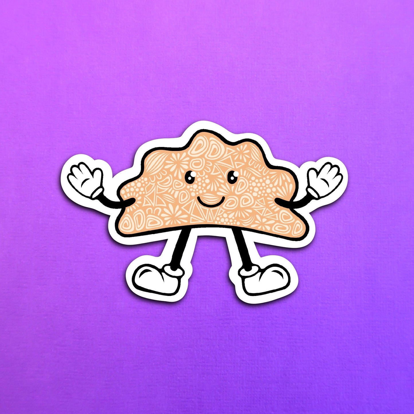 Cute Little Pierogi Waterproof Sticker