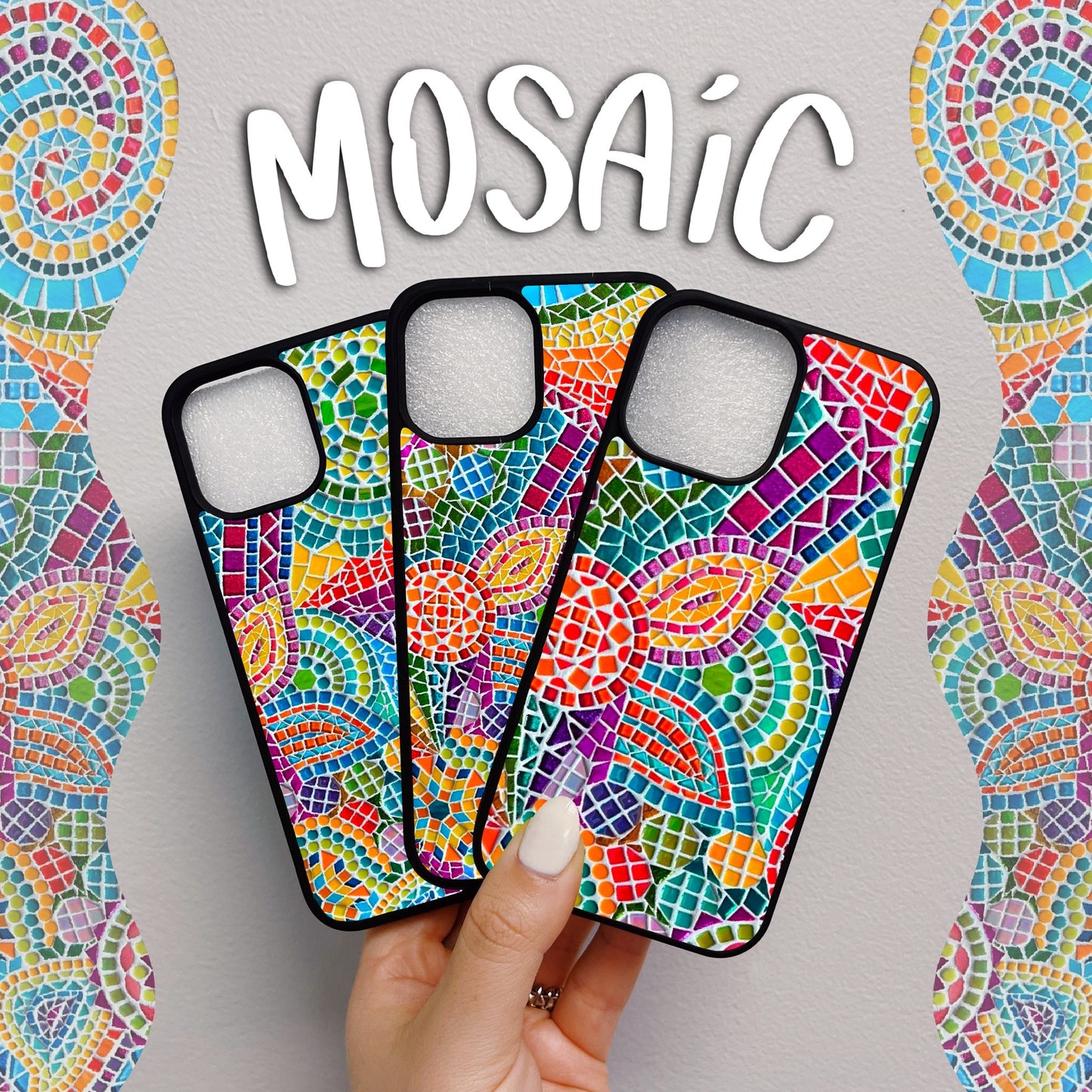 Colorful Mosaic iPhone Case