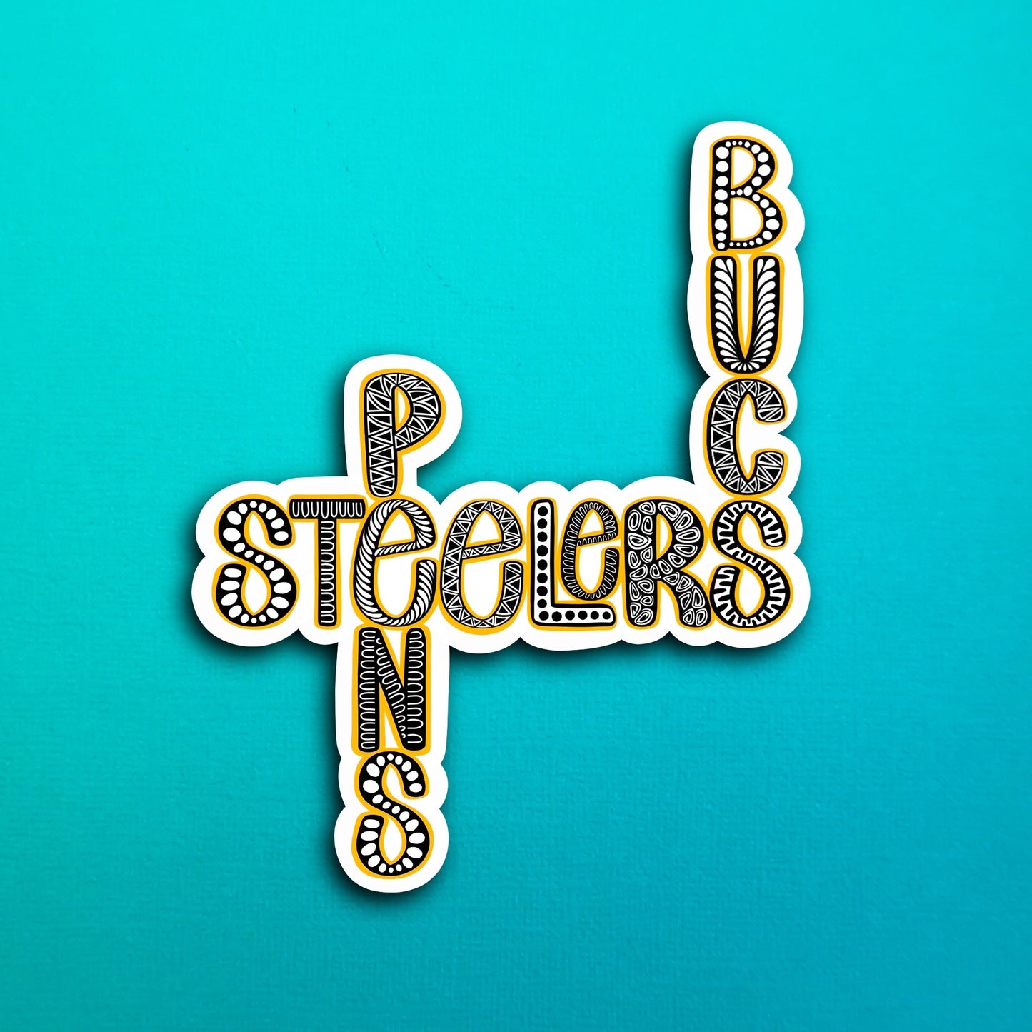 Pittsburgh Trio Waterproof Sticker