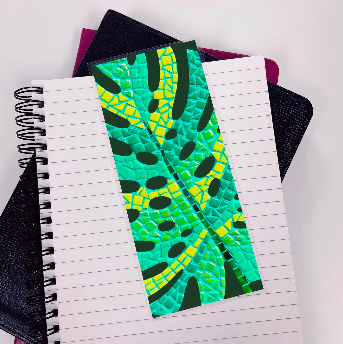 Monstera Mosaic Bookmark