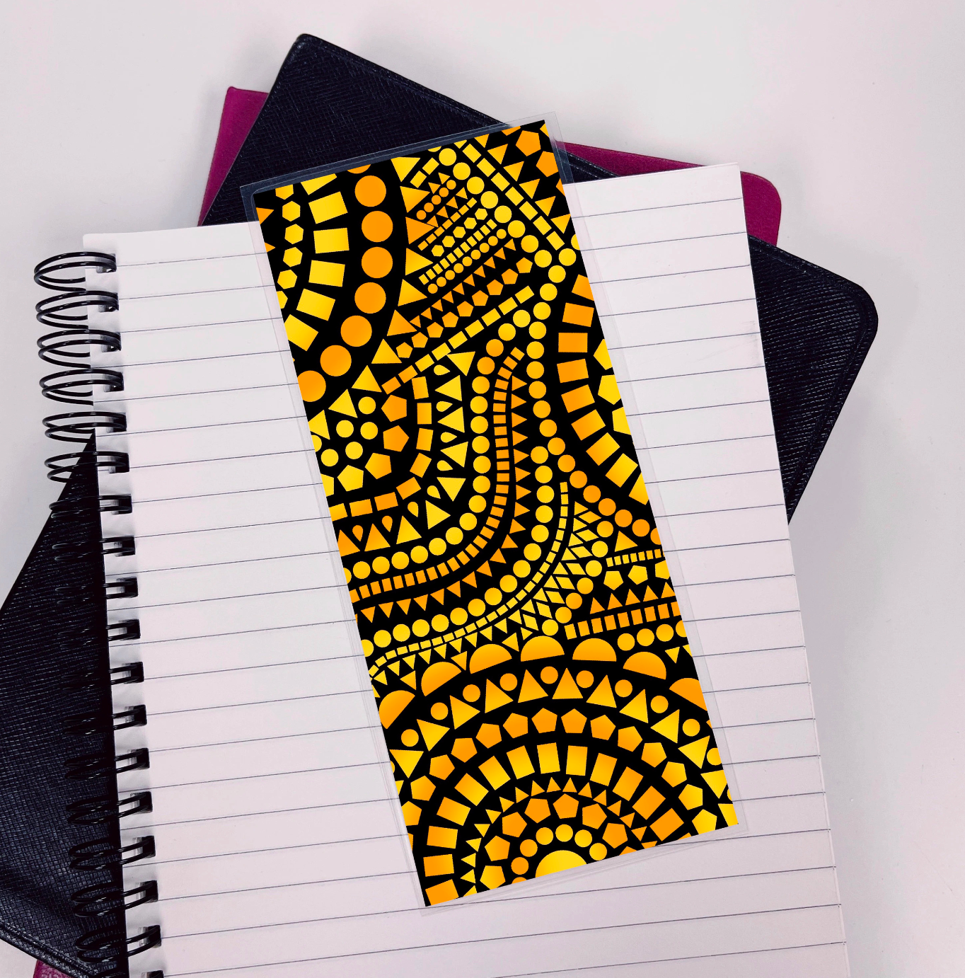 Yellow Mosaic Bookmark