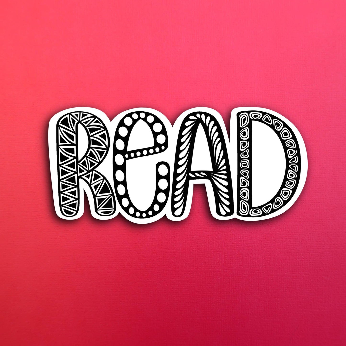 Read Waterproof Sticker