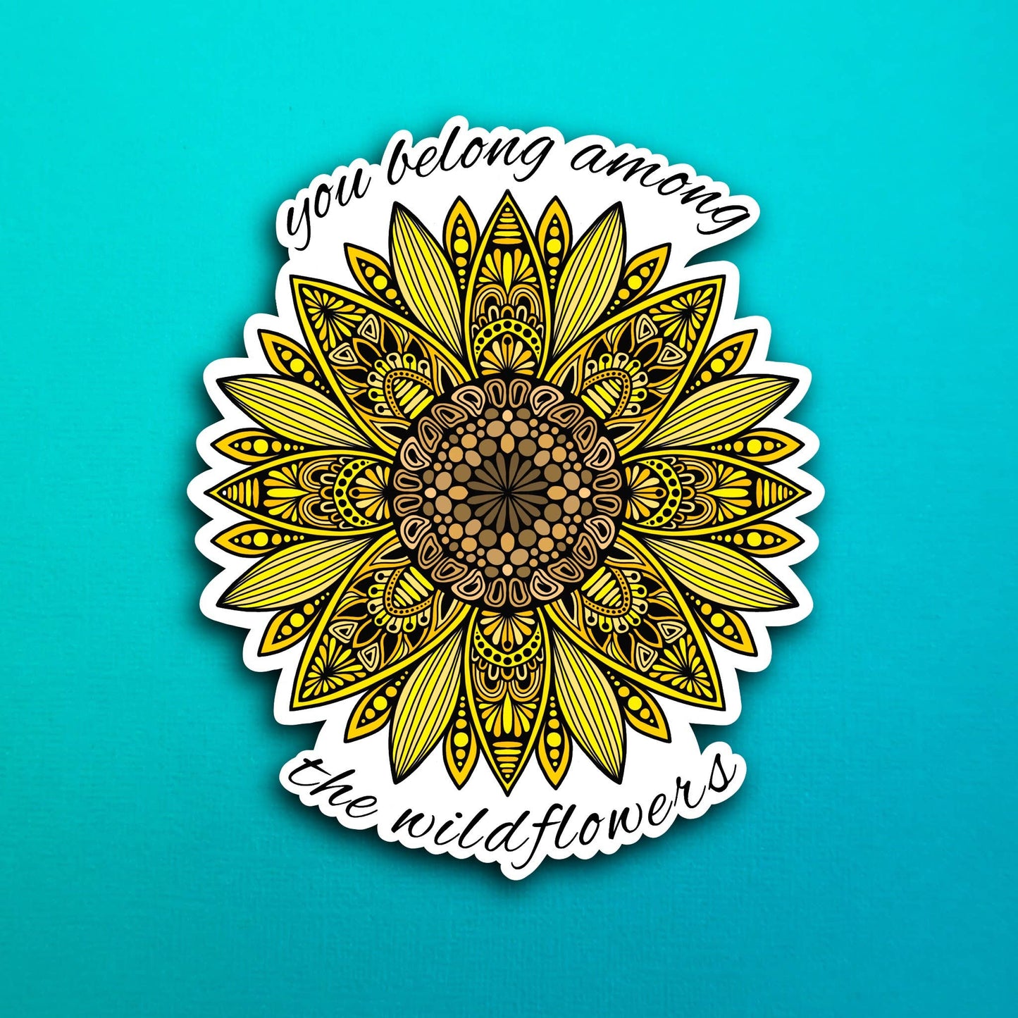 Wildflowers Waterproof Sticker