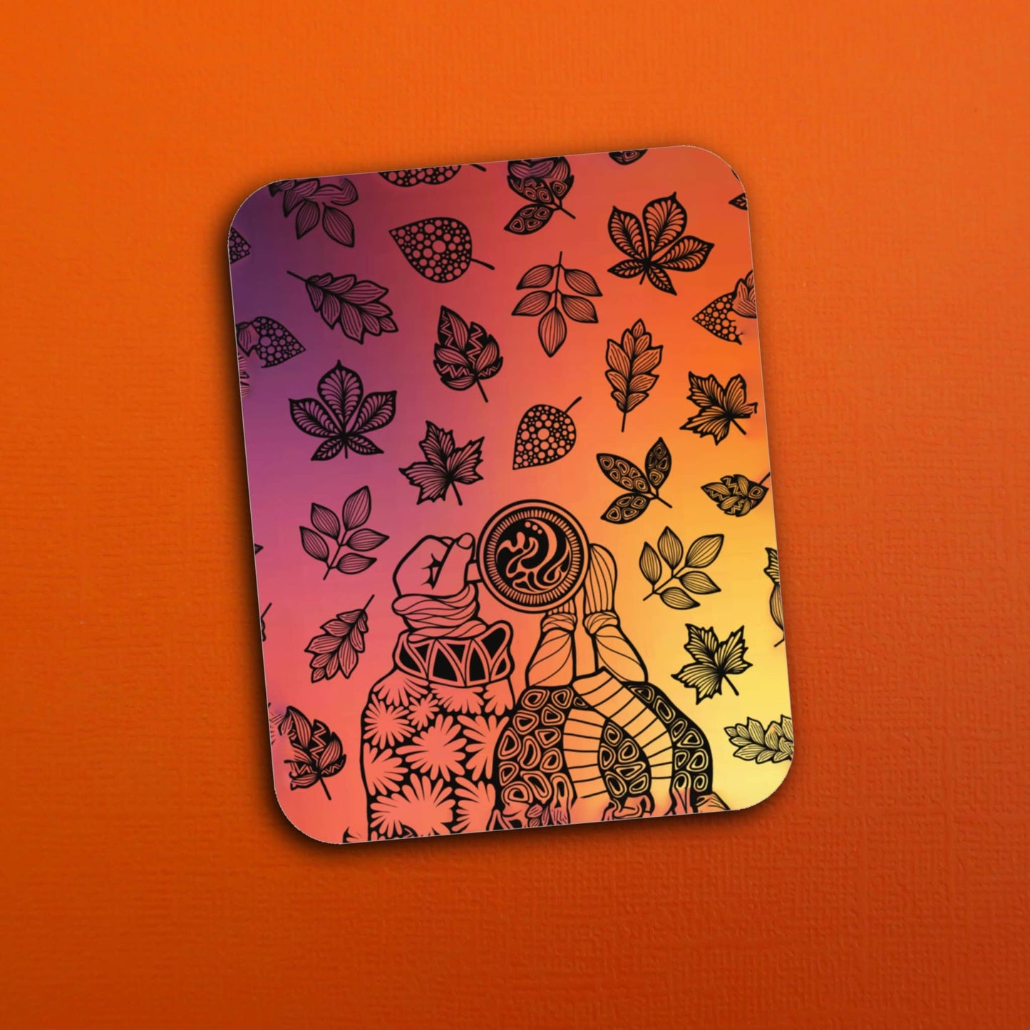 Fall Coffee Waterproof Sticker