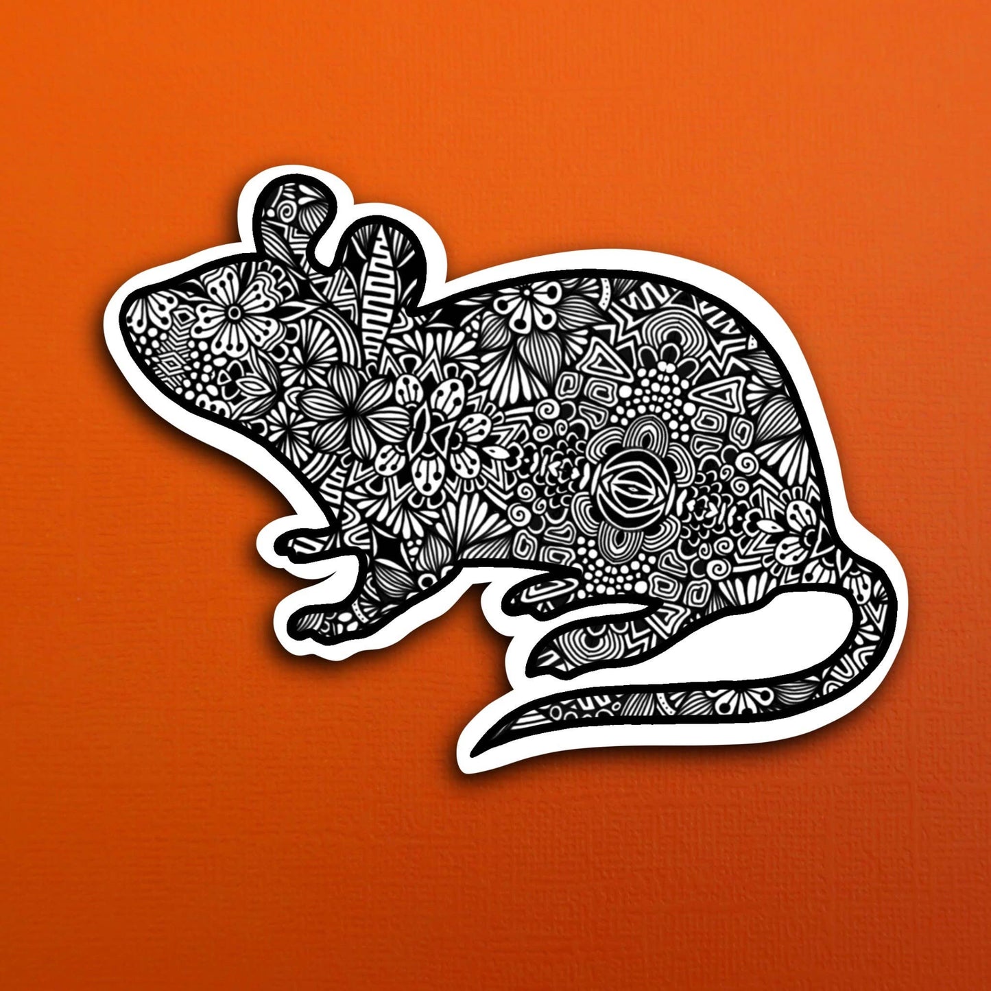 Mouse Waterproof Sticker