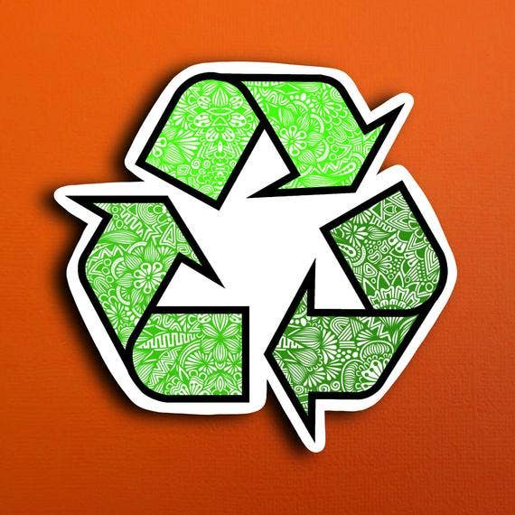 Recycle Waterproof Sticker