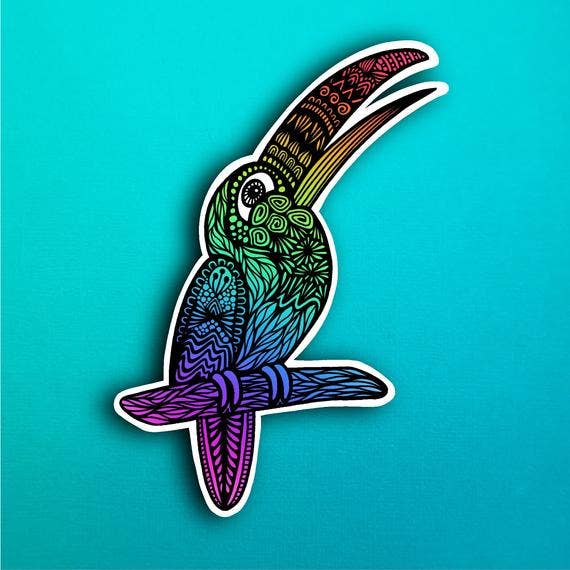 Parrot Waterproof Sticker