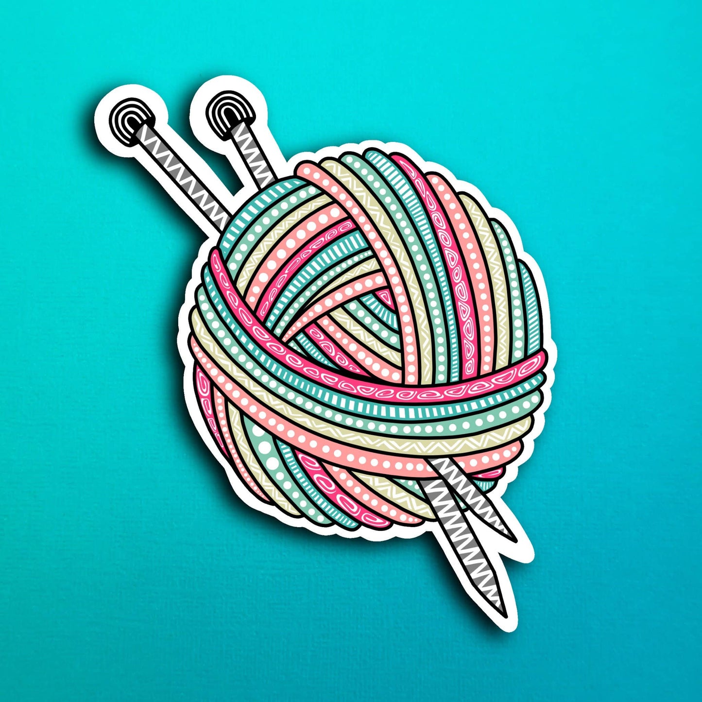 Yarn Waterproof Sticker