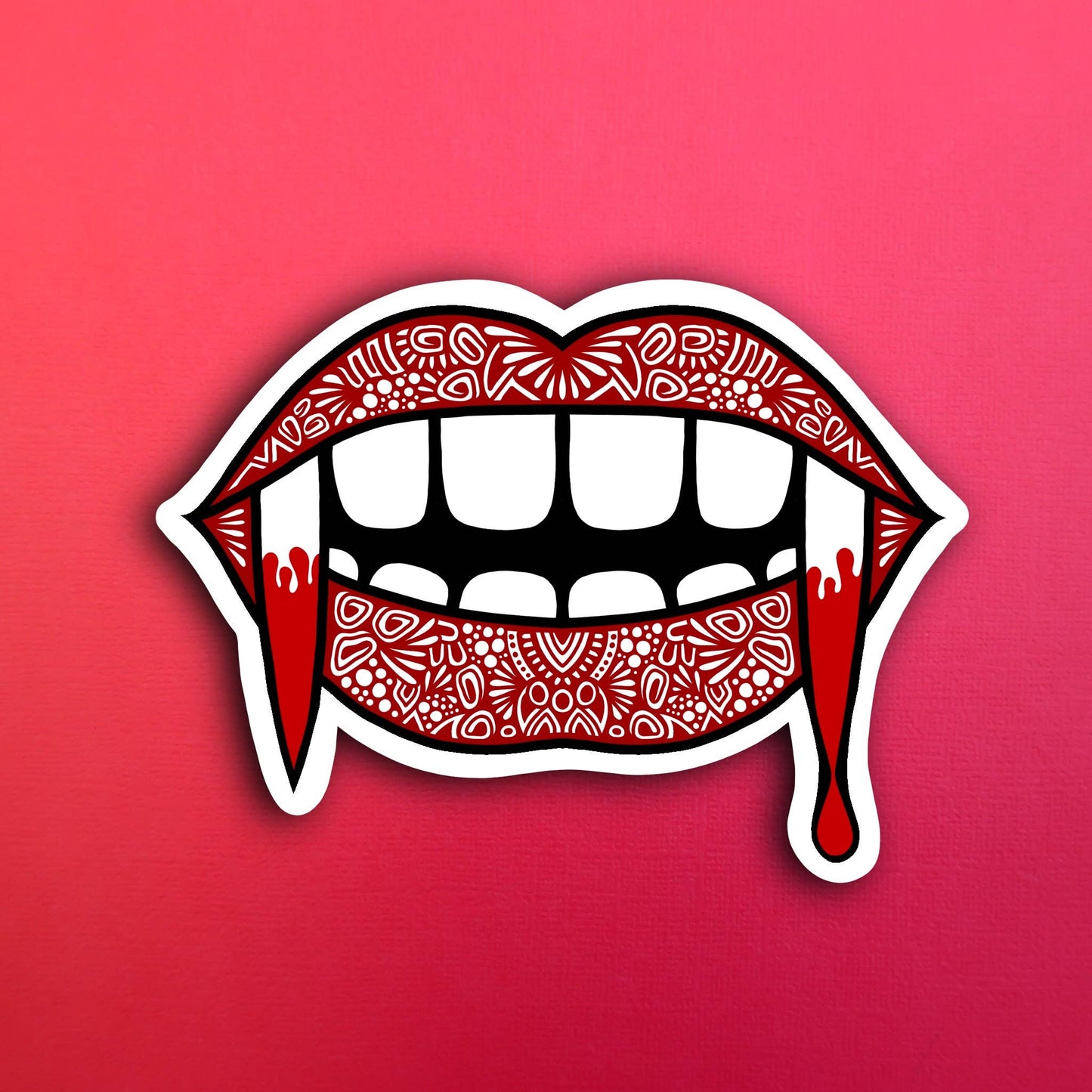 Vampire Waterproof Sticker