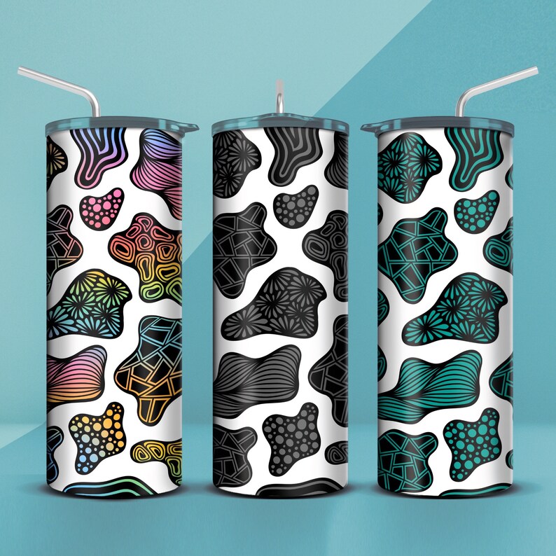 Cow Print Tumbler 20oz (24 designs)