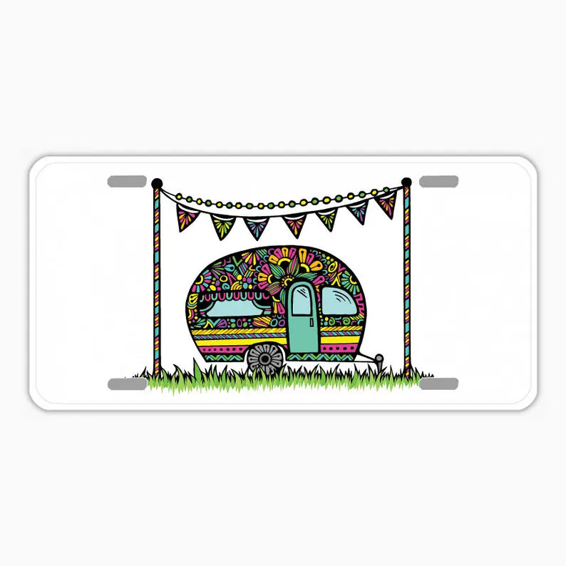 Little Camper License Plate