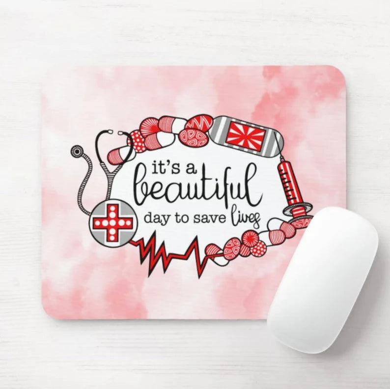 Save Lives Mouse Pad