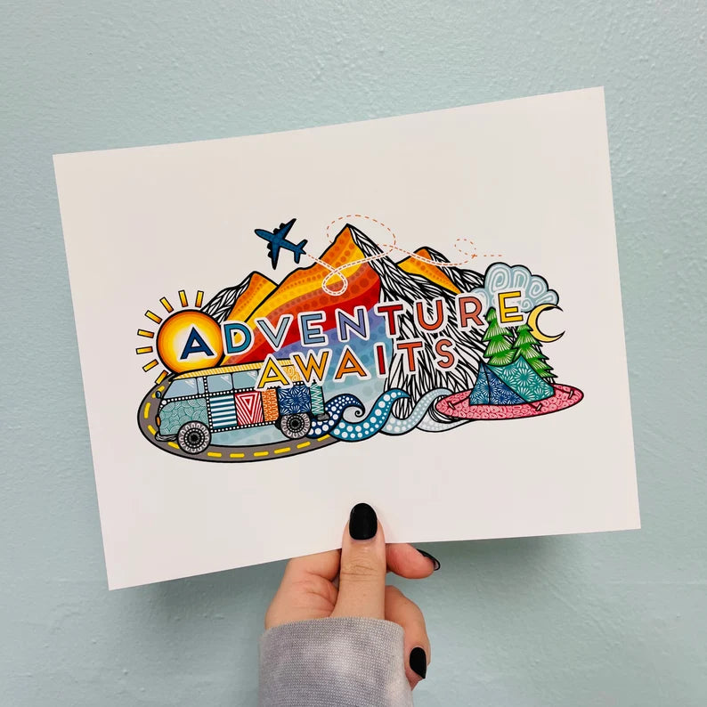 Adventure Awaits Print