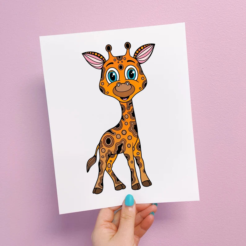 Gigi The Giraffe Print