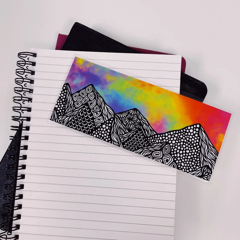 Rainbow Mountain Bookmark