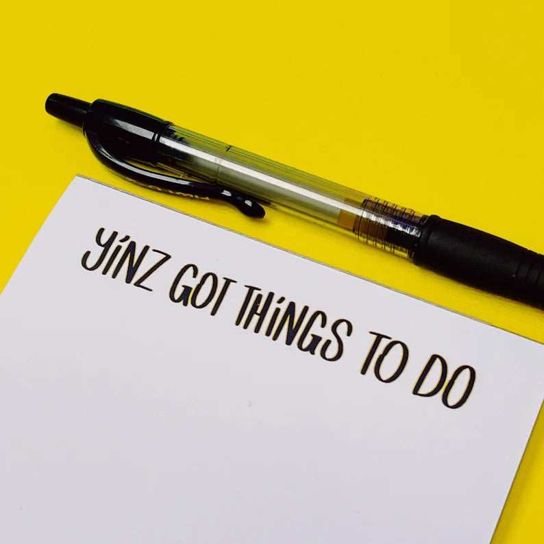 Pittsburgh Yinz Notepad