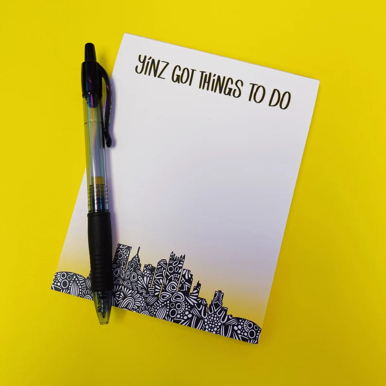 Pittsburgh Yinz Notepad