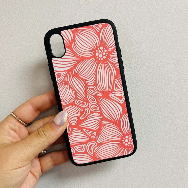 MISPRINTED - iPhone XR - Peach Floral 50% OFF