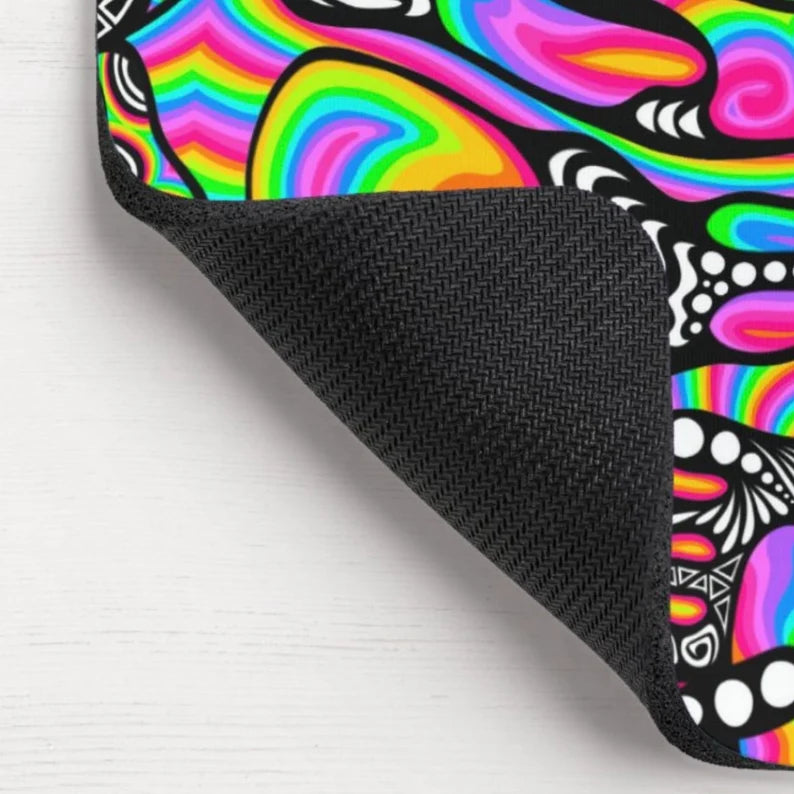 Trippy Mushroom Mouse Pad