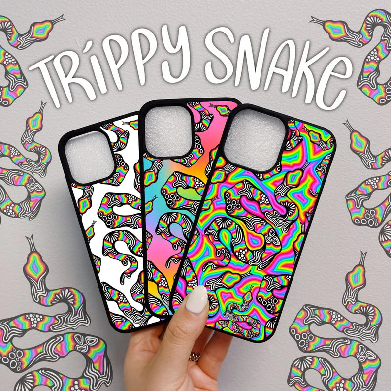 Trippy Snake iPhone Case (3 designs)