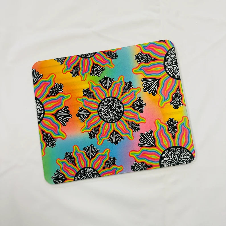 MISPRINTED Trippy Flower Mouse Pad